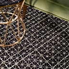 Révérence Silencieuse Moderne Tapis