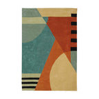 Tapis Velours Réflexion Géométrique