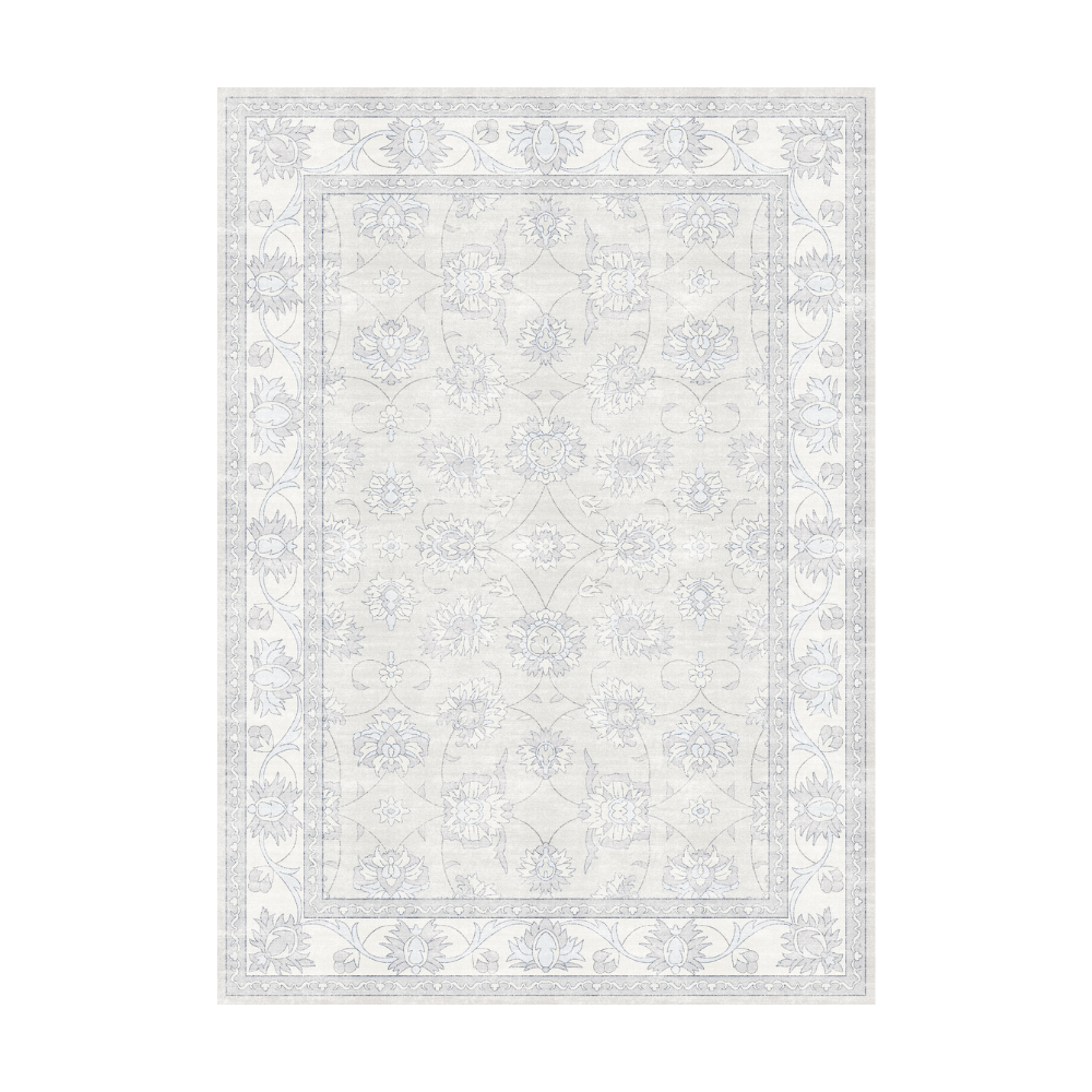 Tapis Imprimé Fleur Minuit