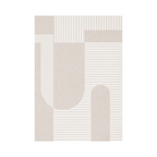 Énigmatique Stria Arctique Scintillante Tapis