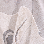 Gentle Illusions Cat Woven Rug close-up highlighting soft texture and playful design.