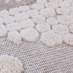 Textured Quiet Reverie Sheep Woven Rug, perfect for cozy children's rooms.