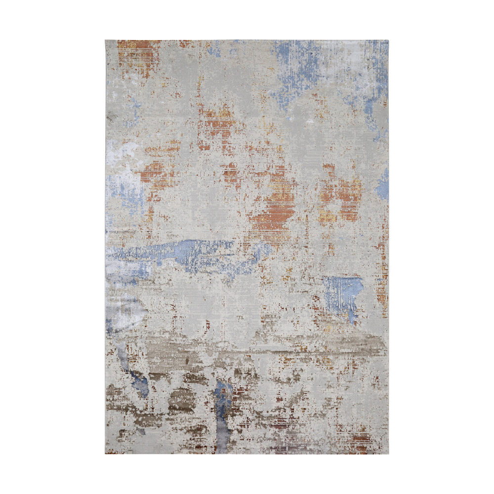Asher Impressionism textured rug in muted colors, perfect for stylish home decor.