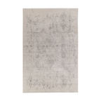 Finn Vintage Textured Rug in beige and gray, perfect for stylish home decor.