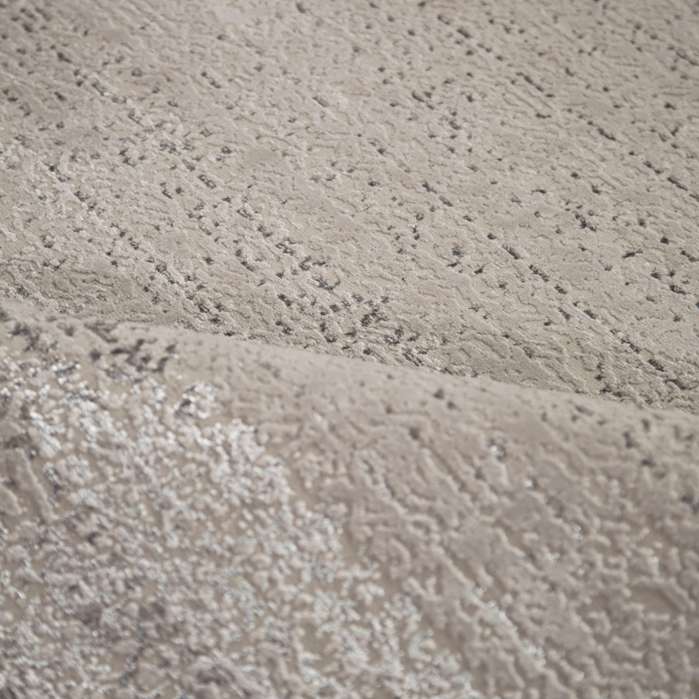 Quinn Abstract Textured Rug in soft beige with detailed pattern