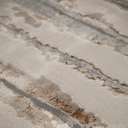 Max Strip Textured Rug with elegant neutral tones, perfect for modern home decor.