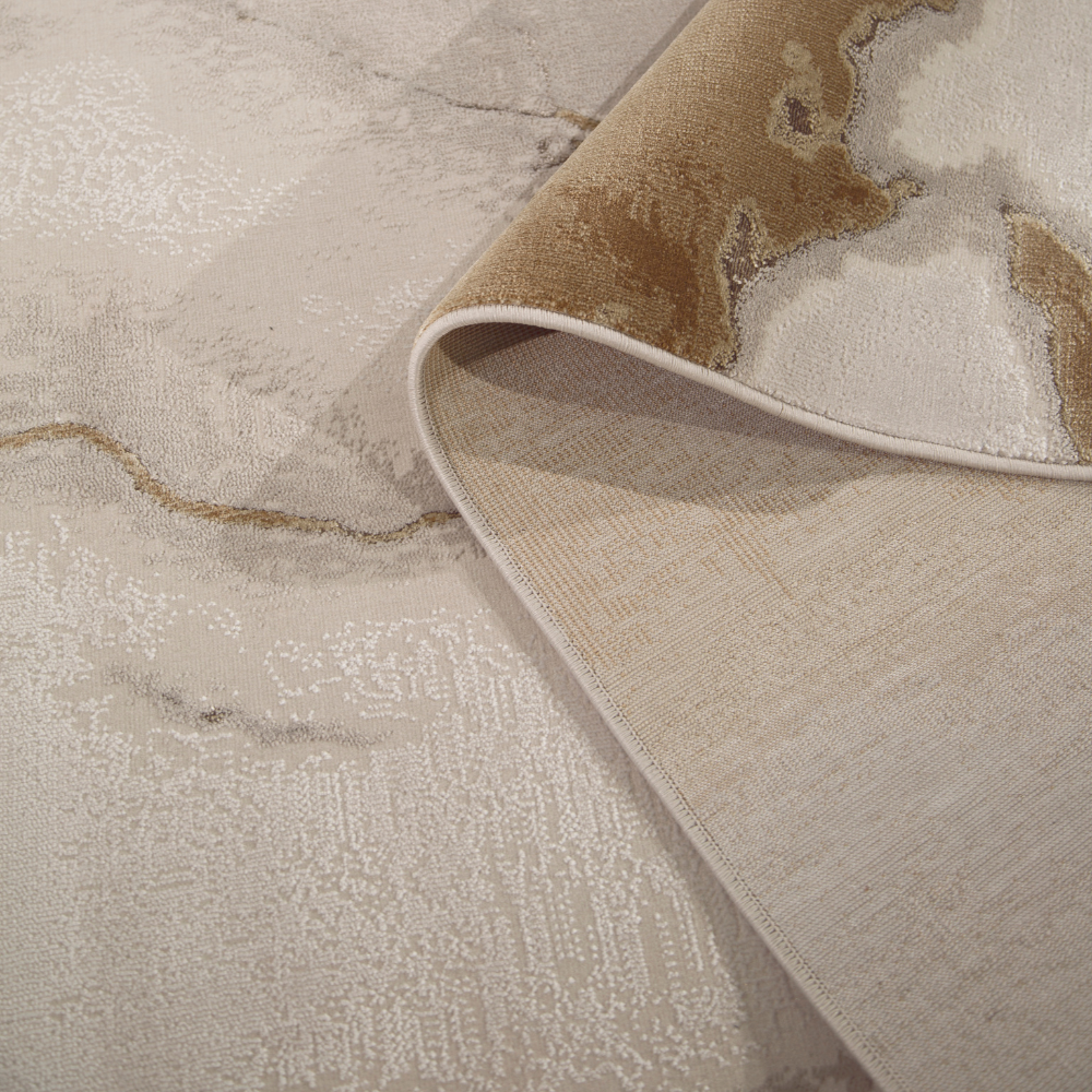 Neutral-toned Nova Abstract Textured Rug with elegant patterns, perfect for modern decor.