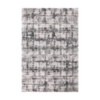Luna Abstract Textured Rug in gray tones, perfect for modern home decor.