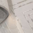 Remy Diamond Textured Rug with modern geometric design, ideal for contemporary interiors.