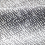 Textured grey Odin rug with checkered pattern for contemporary home interiors