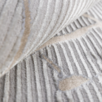 Close-up of Uma Abstract Textured Rug highlighting soft neutral tones and design