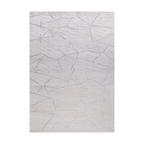 Textured beige Tess Strip rug with abstract design for home decor