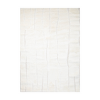 Lorien Stripe Textured Rug in cream color with subtle stripe pattern