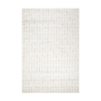 Iskander Stripe Textured Rug in cream with subtle lines