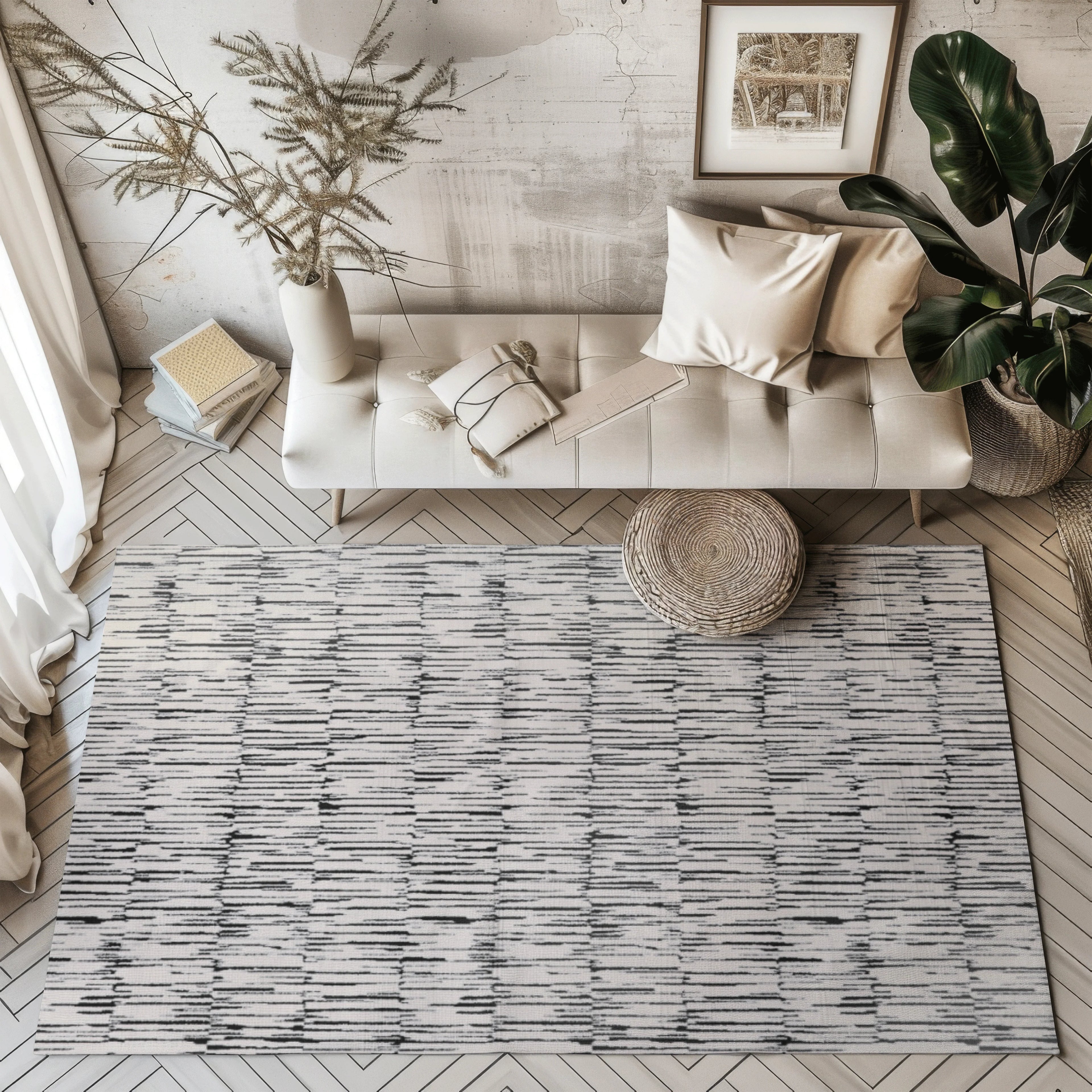 Illusions Brisées Moderne Tapis